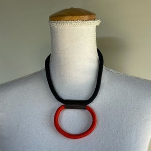 Handmade silk necklace